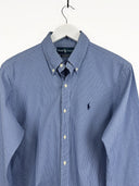 Camicia Ralph Lauren blu a quadretti (2619) - M