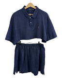 Completo polo + gonna Ralph Lauren blu (26-202) - TG U