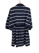 Completo polo + gonna Ralph Lauren blu a righe (26-203) - TG u