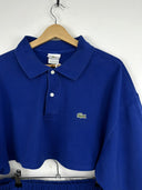 Completo polo + gonna Lacoste blu elettrico (26-205) - TG U