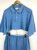 Completo polo + gonna Lacoste azzurro celeste rework (26-208) - TG U