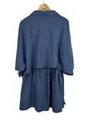 Completo polo + gonna Ralph Lauren blu rework (26-209) - TG U