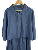 Completo polo + gonna Ralph Lauren blu rework (26-209) - TG U