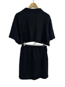 Completo polo + gonna Ralph Lauren nero rework (26-210) - TG U