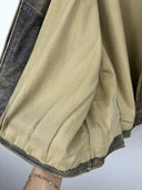 Giacca aviator in pelle invecchiata  marrone 90s (26-212) - L