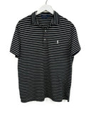 Polo Ralph Lauren nera a righe (26-218) - L