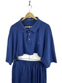 Completo polo + gonna Ralph Lauren blu rework (26-230) - TG U