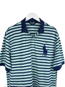 Polo Ralph Lauren blu a righe (26-232) - L