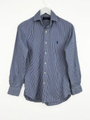 Camicia Ralph Lauren blu a righe (2623) - S