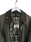 Barbour Bedale verde C40 con spilla (26-247) - M
