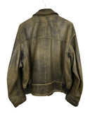 Giacca in pelle aviator Whitcomb marrone 90s (26-251) - L