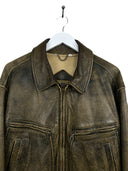 Giacca in pelle aviator Whitcomb marrone 90s (26-251) - L