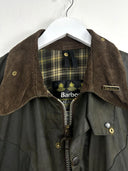 Barbour Beaufort verde C42 con spilla cerato (26-255) - M