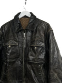 Giacca in pelle Redskins marrone 90s (26-256) - XL