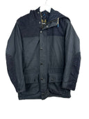 Parka Barbour Tweed Durham blu (26-261) - S