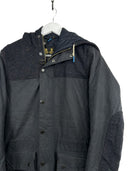 Parka Barbour Tweed Durham blu (26-261) - S