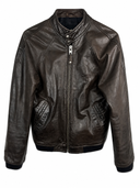 Giacca in pelle di bufalo Schott marrone (26-268) - S