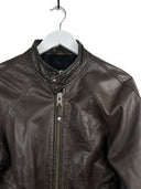 Giacca in pelle di bufalo Schott marrone (26-268) - S
