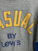 Felpa vintage sweatshirt Casual By Levi's anni 80 grigia (26-274) - M