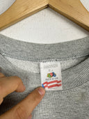 Felpa vintage sweatshirt grigia Fruit Of The Loom anni 90 (26-275) - L