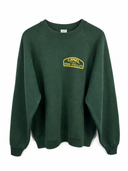 Felpa vintage sweatshirt Fruit Of The Loom verde "Camel" anni 90 (26-277) - XL