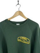 Felpa vintage sweatshirt Fruit Of The Loom verde "Camel" anni 90 (26-277) - XL