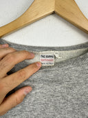 Felpa vintage sweatshirt "Auburn Football" anni 80 grigia Made in Italy (26-278) - L