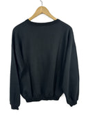 Felpa vintage sweatshirt nera anni 80 Made in Italy (26-279) - M/L
