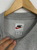 Felpa vintage sweatshirt Nike grigia anni 90 (26-280) - M
