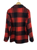 Giacca Pendleton Buffalo plaid rossa 100% lana Made in Usa (26-281) - S