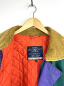 Cappotto verde Henri Lloyd by Olmes Carretti Made in England 80s (26-283) -L