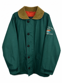 Cappotto verde Henri Lloyd by Olmes Carretti Made in England 80s (26-283) -L