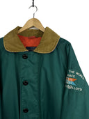 Cappotto verde Henri Lloyd by Olmes Carretti Made in England 80s (26-283) -L