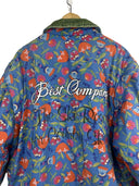 Piumino Best Company by Olmes Carretti viola floreale anni 80 (26-284) - L