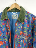 Piumino Best Company by Olmes Carretti viola floreale anni 80 (26-284) - L