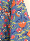 Piumino Best Company by Olmes Carretti viola floreale anni 80 (26-284) - L