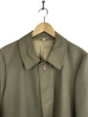 Trench kaki impermeabile anni 90 made in italy (26-285)  - M/L
