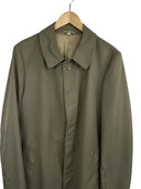 Trench kaki impermeabile anni 90 made in italy (26-285)  - M/L