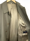 Trench kaki impermeabile anni 90 made in italy (26-285)  - M/L