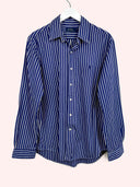 Camicia Ralph Lauren blu a righe (2628) - L