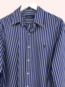 Camicia Ralph Lauren blu a righe (2628) - L