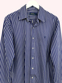 Camicia Ralph Lauren blu a righe (2628) - L