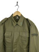Giacca camicia militare esercito Austriaco verde chiaro originale (26-301) -S