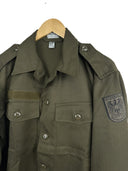 Giacca camicia militare esercito Austriaco verde scuro originale (26-304) - M/L