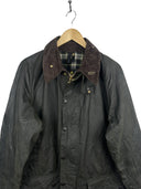 Barbour Beaufort verde C42 anni 90 con spilla cerato (26-306) - M