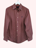 Camicia Ralph Lauren rossa a righe (2631) - M