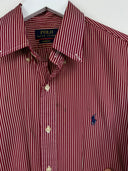 Camicia Ralph Lauren rossa a righe (2631) - M