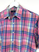 Camicia Ralph Lauren rosa a quadri cropped  - M/L