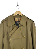 Trench doppiopetto Burberry kaki cammello (26-345) - M
