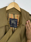 Trench doppiopetto Burberry kaki cammello (26-345) - M